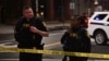 FBI agents cordon off the scene outside the Capital Jewish Museum following a shooting that left two people dead, in Washington, DC, in the early hours of May 22, 2025.